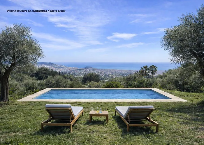 Nyaraló Sejour De Luxe Sur Les Collines Nicoises Nizza